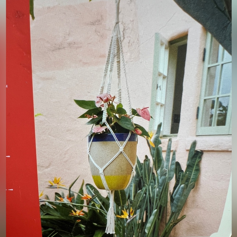 Macrame Hanging Planter by Opalhouse NWT